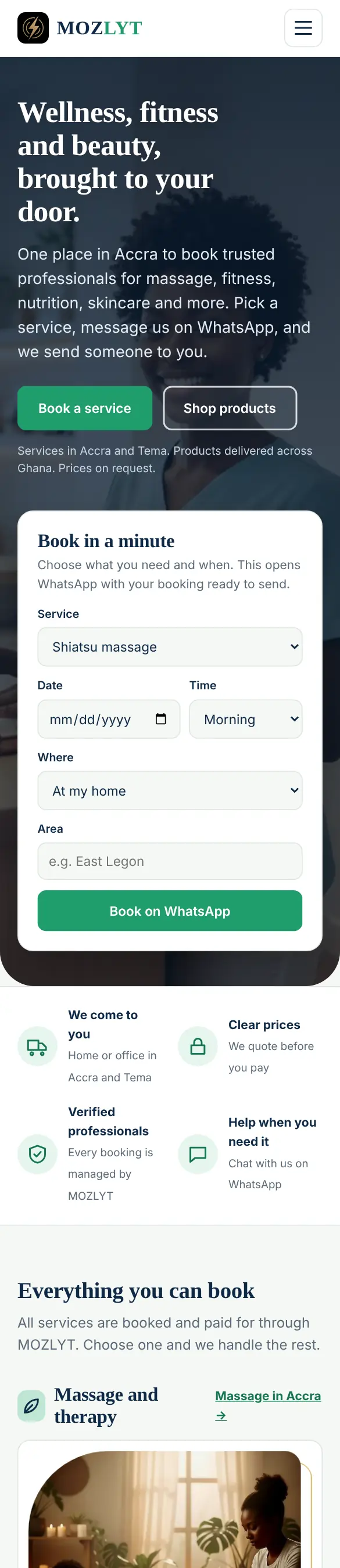 Home page